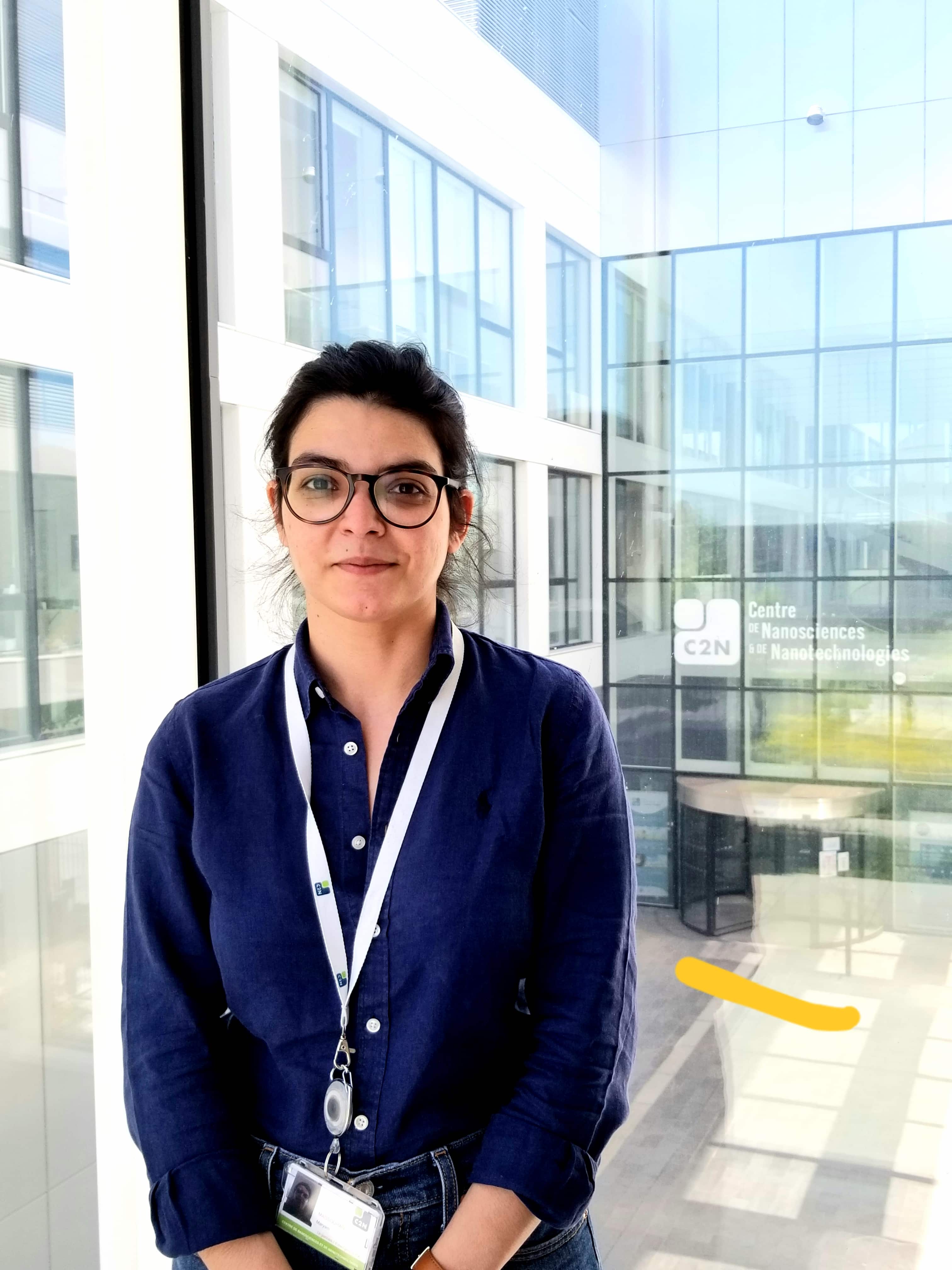 Maryam Massouras devant le C2N