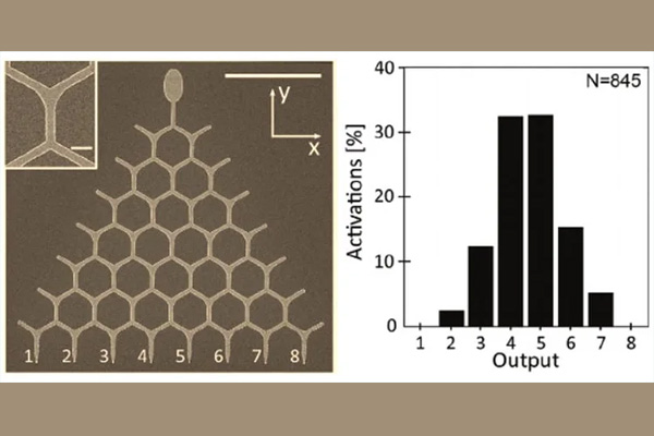 Tunable stochasticity in an artificial spin network