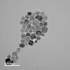 Image Microscopie Electronique en Transmission (MET) d’une Nanoparticules core/shell superparamagnétiques