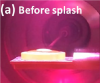 Formation de bulles dans de l’étain liquide exposé à un plasma d’hydrogène image a